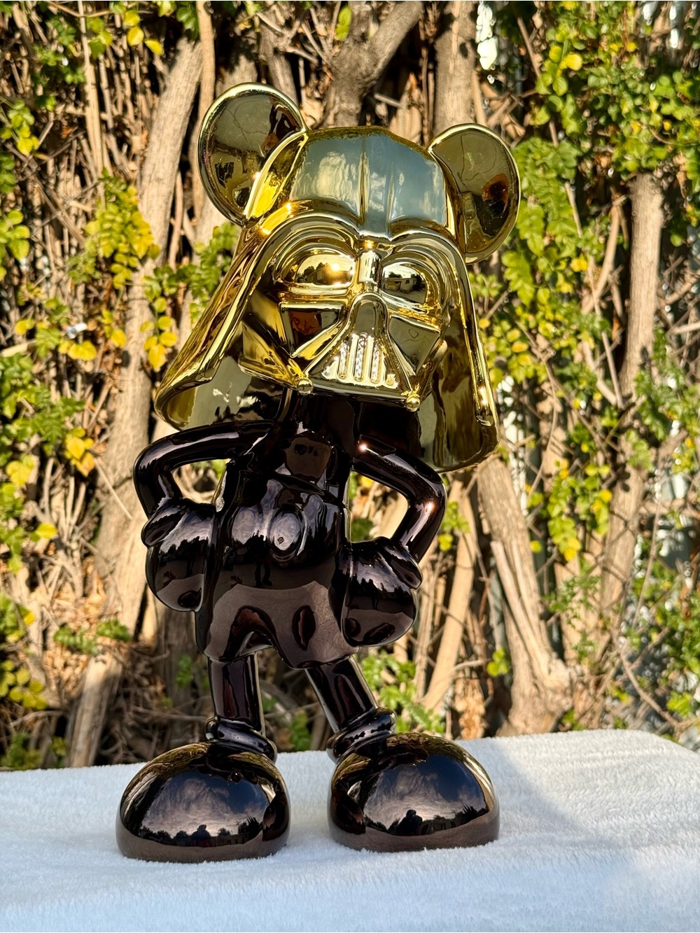 Darth Vader Mickey Mouse Chrome Figure 15.8” - 40cm